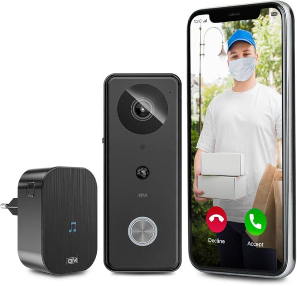 Smart Wi-Fi Video Doorbell with Mobile App | Available at CP Traders – cameravale.com