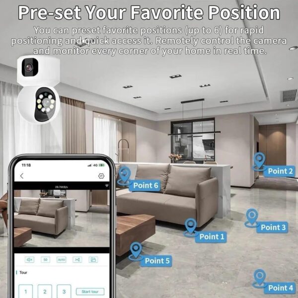 Smart PTZ Camera with Preset Positioning – Available at cameravale.com | Powered by CP Traders