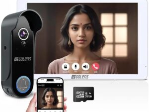 Smart Video Doorbell with 7-Inch Display – by Golens | Available at CameraVale.com